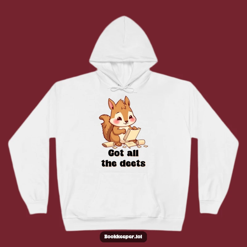 Cozy Funny Squirrel Sorter Hoodie: Warm & Wise, Perfect Funny Gift