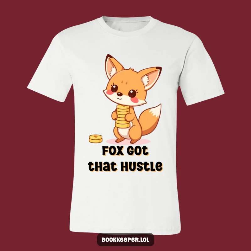 Funny Fox Coin Juggler T-Shirt: Sly Style, Great Funny Gift